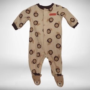 Carter's Just One You Footed Sleeper Lion Print